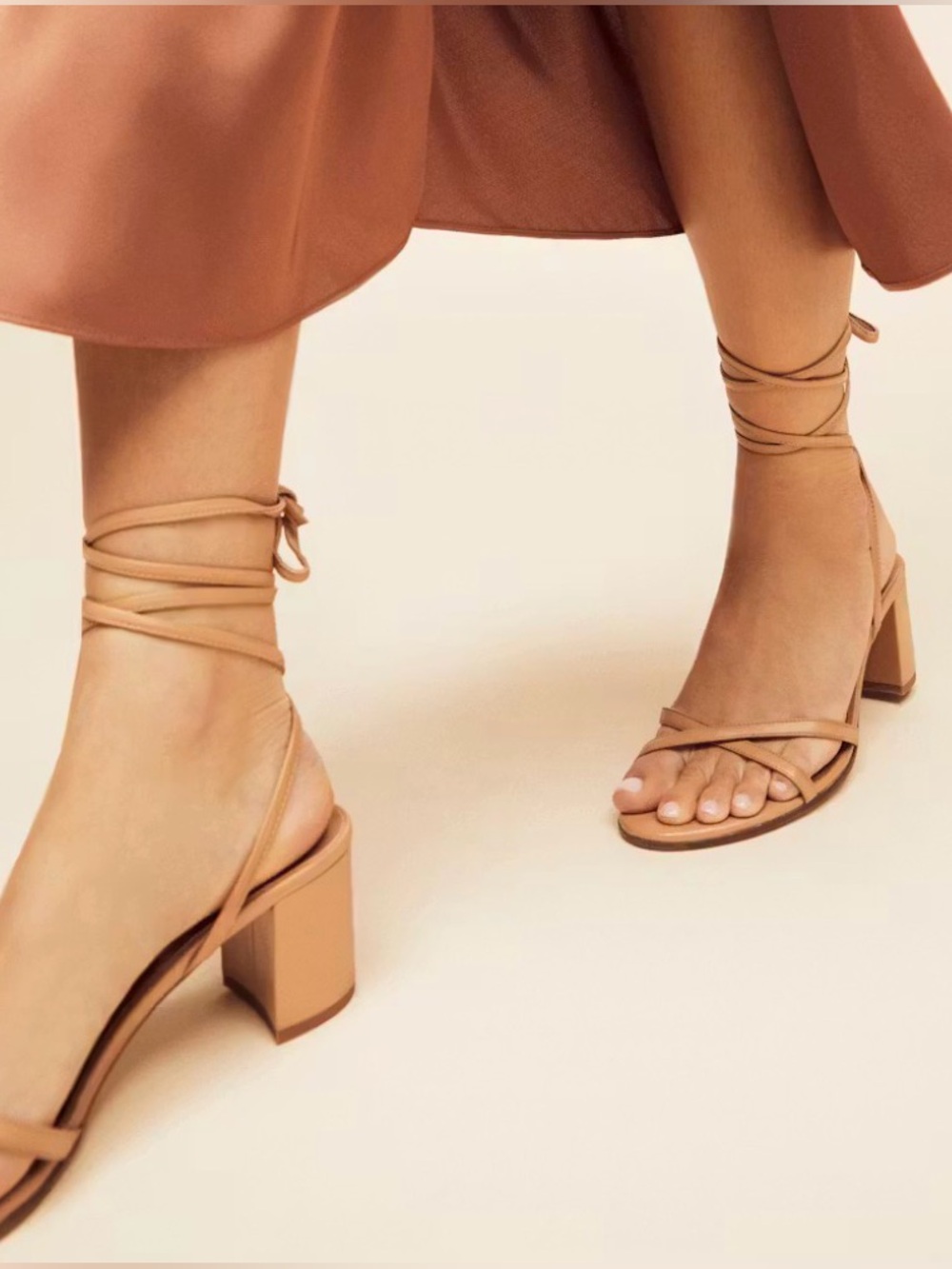 Margaux Metallic Block Heel Sandals - Picture 7 of 7